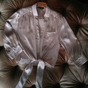 Bebe Silk Silk Blouse